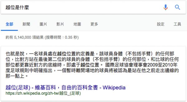 paragraph Featured snippets